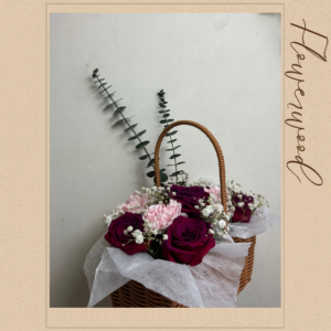 玫瑰花籃